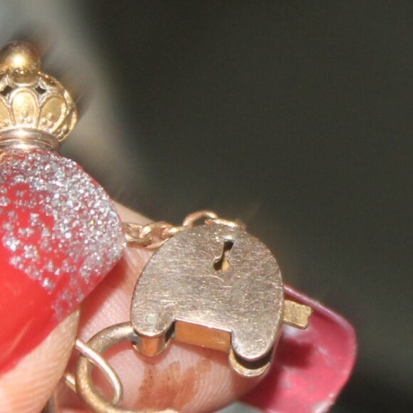 Vintage 1930's 14 Karet Mourning Moruning Bracelet Bangle 17 Grams - Picture 5 of 8